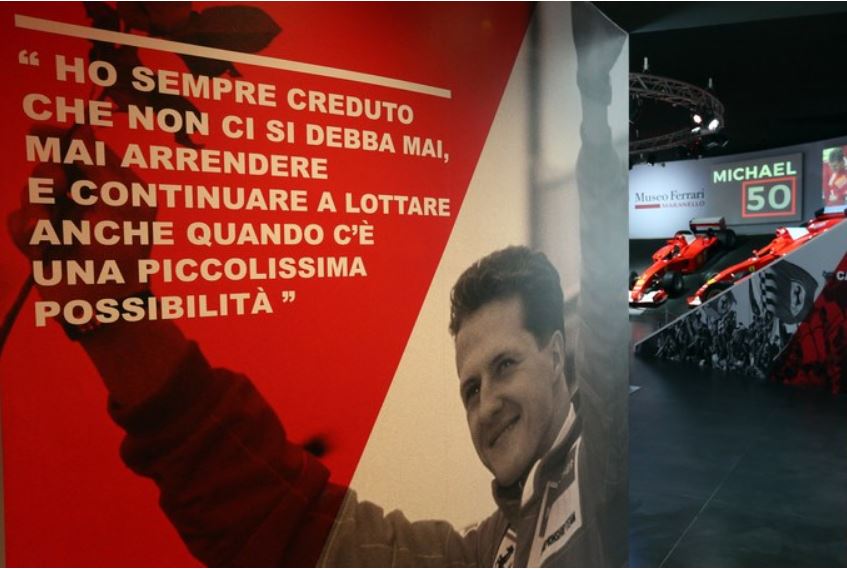 Michael Schumacher Sergisi Ferrari Müzesinde