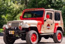 In vendita una Jeep Wrangler in versione 'Jurassic Park'