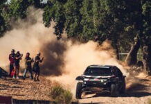 Loeb and Boulanger take third for the Dacia Sandriders in Portugal