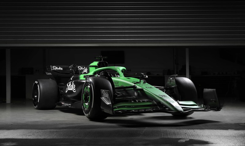 Stake Formula 1 show car supplied by F1 Authentics and Momento Exclusives.