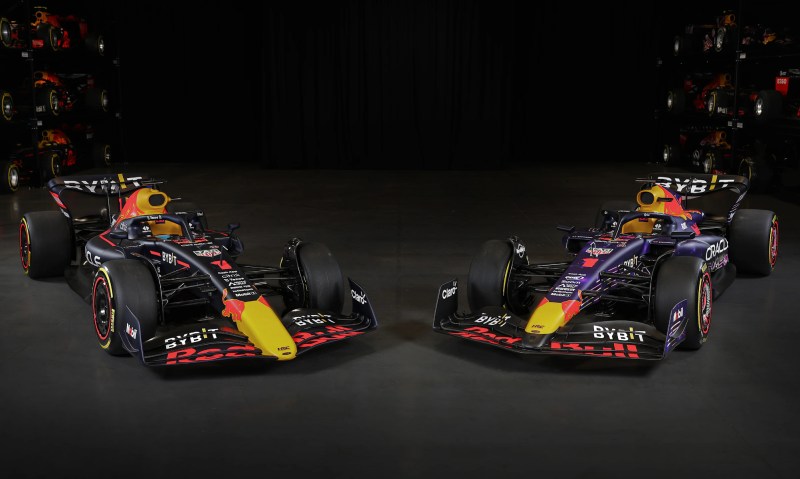 Red Bull Formula 1 show cars supplied by F1 Authentics and Momento Exclusives.