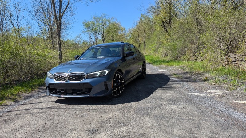 BMW M340i front 3/4 view