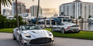 Aston Martin’s Above and Beyond Vanquish pair debuts in Fort Lauderdale