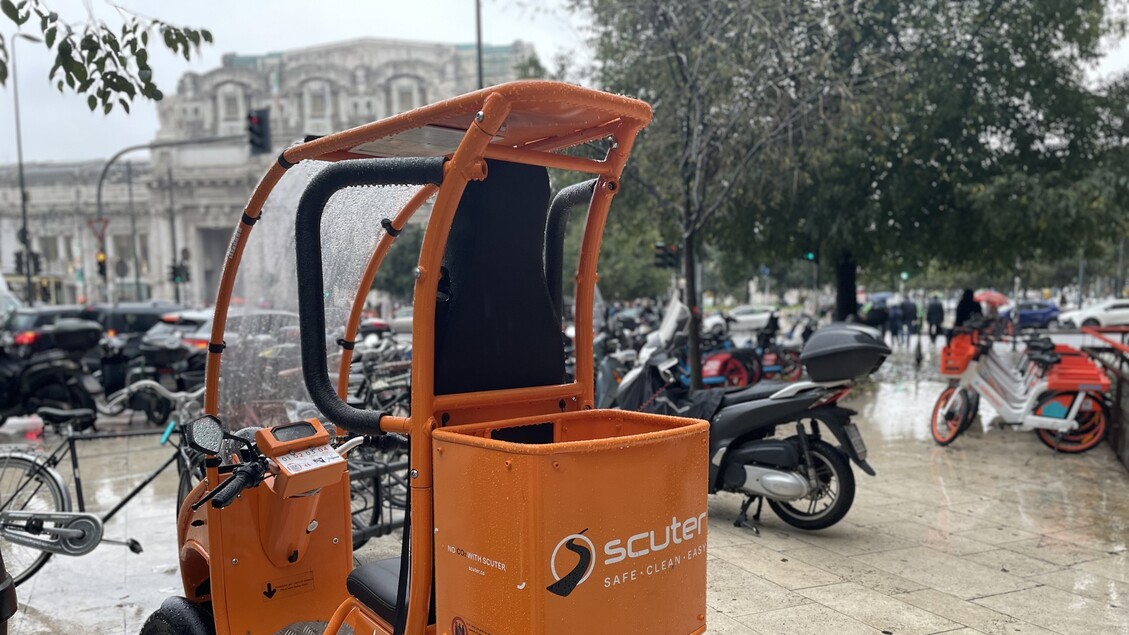 A Milano arrivano i nuovi scooter a tre ruote in sharing