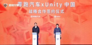Leapmotor con Unity China per evoluzione abitacolo e comandi