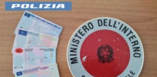 Quattro patenti straniere false, sequestrate da Polizia a Pesaro