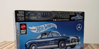 Review: construyendo la leyenda, el Mercedes-Benz 300 SL de Hot Wheels x Mattel Brick Shop