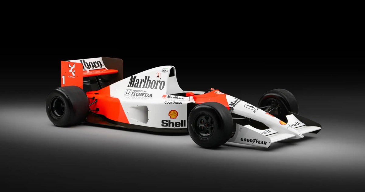 Ayrton Senna’s 1991 McLaren F1 car heads to auction for up to $15 million