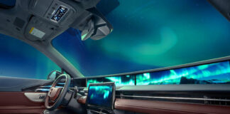 Aurora boreale, ora anche a bordo del suv Lincoln Nautilus