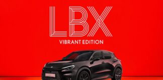 Lexus LBX Vibrant Edition, serie speciale dal look sportivo