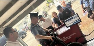 Napoli'de e-bisikletler, jandarmalar ve yerel polis tarafından yapılan kontroller
