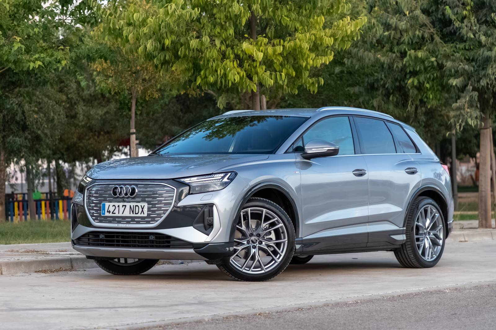 Prueba Audi Q4 40 e-tron S line: la versión de acceso es más que suficiente