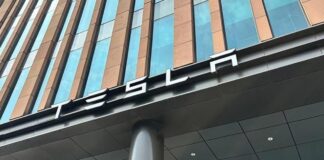 Tesla experience center aerocity delhi india