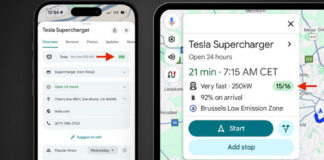 Tesla shares Supercharger data with Google Maps