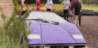 Spukender Lamborghini Countach: Der Klassiker, der in ein schottisches Schloss stürzte

