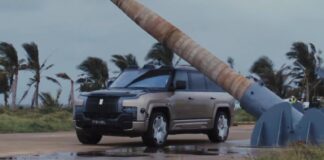 BYD deja caer una palmera gigante sobre el YangWang U8 y el SUV sale ileso
