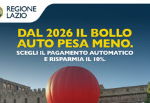 Bollo auto, nel Lazio possibile la domiciliazione bancaria