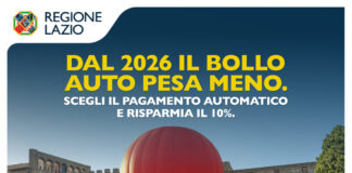 Bollo auto, nel Lazio possibile la domiciliazione bancaria