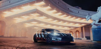 Built to excite: A stunning Las Vegas premiere for a new dimension of performance with Brad Pitt, George Russell and the upcoming Mercedes-AMG GT 4-Door Coupe