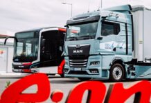 E.ON baut mit Partnern europaweit Megawatt-Lader für Lkw truck-at–eon-charing-site