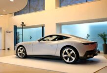 New 2+ coupe GT model Amalfi with V8 engine
