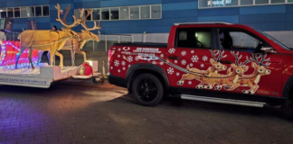 Sleigh what? KGM Birmingham to power Santa through Birmingham in award-winning Musso Saracen!