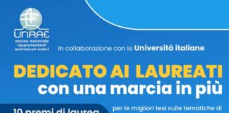 Unrae, premi di laurea alle migliori tesi in ambito automotive