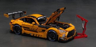 Versione in mattoncini scala 1:8 della Mercedes-Amg Gt