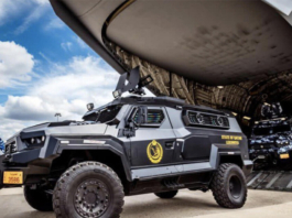 A Milano i superveicoli della polizia del Qatar per la sicurezza delle Olimpiadi