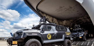 A Milano i superveicoli della polizia del Qatar per la sicurezza delle Olimpiadi