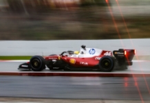 Barcelona Test, Day-4: Lewis Hamilton’s spin with the Ferrari SF-26 – VIDEO F1, Shakedown Test Barcellona 2026: Lewis Hamilton (Scuderia Ferrari) - Foto: Twitter @ScuderiaFerrari