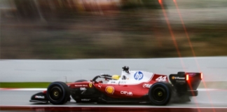 F1, Shakedown Test Barcellona 2026: Lewis Hamilton (Scuderia Ferrari) - Foto: Twitter @ScuderiaFerrari