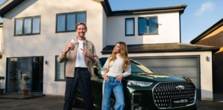 CHERY UK partners with Peter Crouch and Abbey Clancy for brand-new CHERY TIGGO 9 CSH Campaign