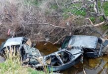 Carcasse di auto rubate e date alle fiamme nelle campagne del Foggiano