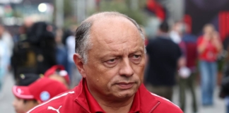 F1 GP Azerbaigian 2025, Baku: Frederic Vasseur (Scuderia Ferrari) - Foto: Getty Images