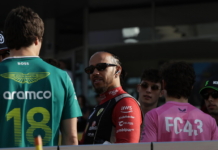 F1: Hamilton e Leclerc in pista, la Ferrari brilla nei test