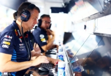 F1 GP Singapore 2024, Marina Bay: Will Courtenay al muretto Red Bull - Foto: Getty Images