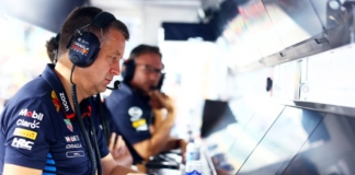 F1 GP Singapore 2024, Marina Bay: Will Courtenay al muretto Red Bull - Foto: Getty Images