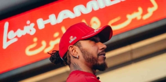 Lewis Hamilton in Qatar