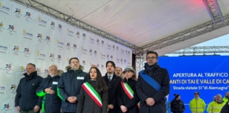 Inaugurate le gallerie Tai e Valle di Cadore lungo la SS51 di Alemagna