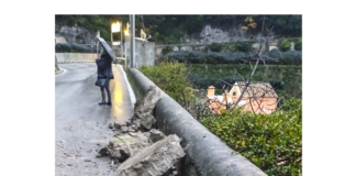 La Costiera Amalfitana spezzata in due per una frana