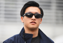 Official, Zhou in the Cadillac as a reserve driver
