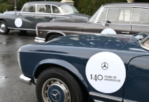 Roma, 140 anni di Mercedes-Benz: parata spettacolare tra storia e futuro Roma, 140 anni di Mercedes-Benz: parata spettacolare tra storia e futuro