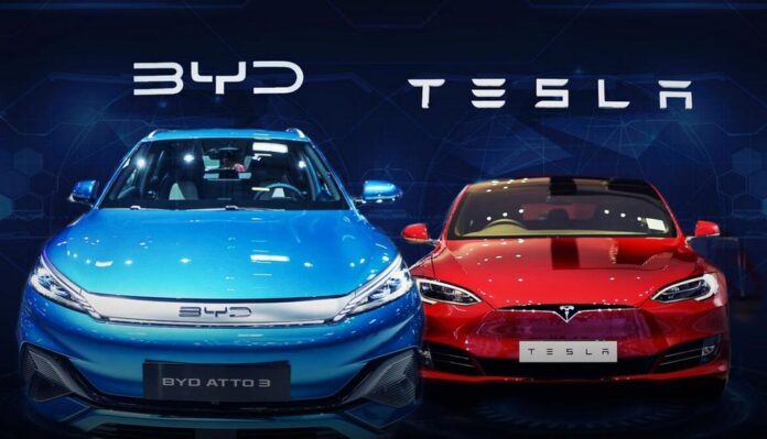 Tesla-BYD-2025-2026-News