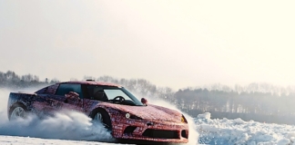 Test invernali per SC01, sportiva elettrica cinese made in Italy