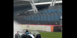 Mercedes W17 shakedown