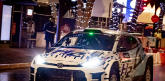 Toyota GR Yaris Rally2 H2 Concept sfila sul circuito cittadino di Monaco