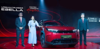 Toyota Urban Cruiser Ebella, il crossover elettrico per India