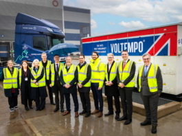 Voltempo powers UK’s first megawatt-scale eHGV charging hub at Kuehne+Nagel East Midlands Gateway as part of eFREIGHT 2030