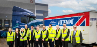 Voltempo powers UK’s first megawatt-scale eHGV charging hub at Kuehne+Nagel East Midlands Gateway as part of eFREIGHT 2030
